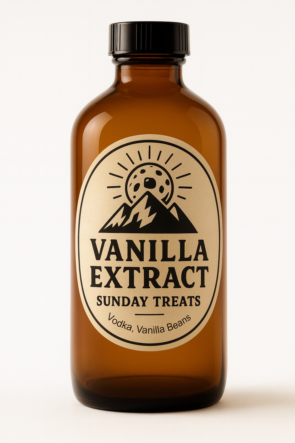 Small-batch homemade vanilla extract from Sunday Treats